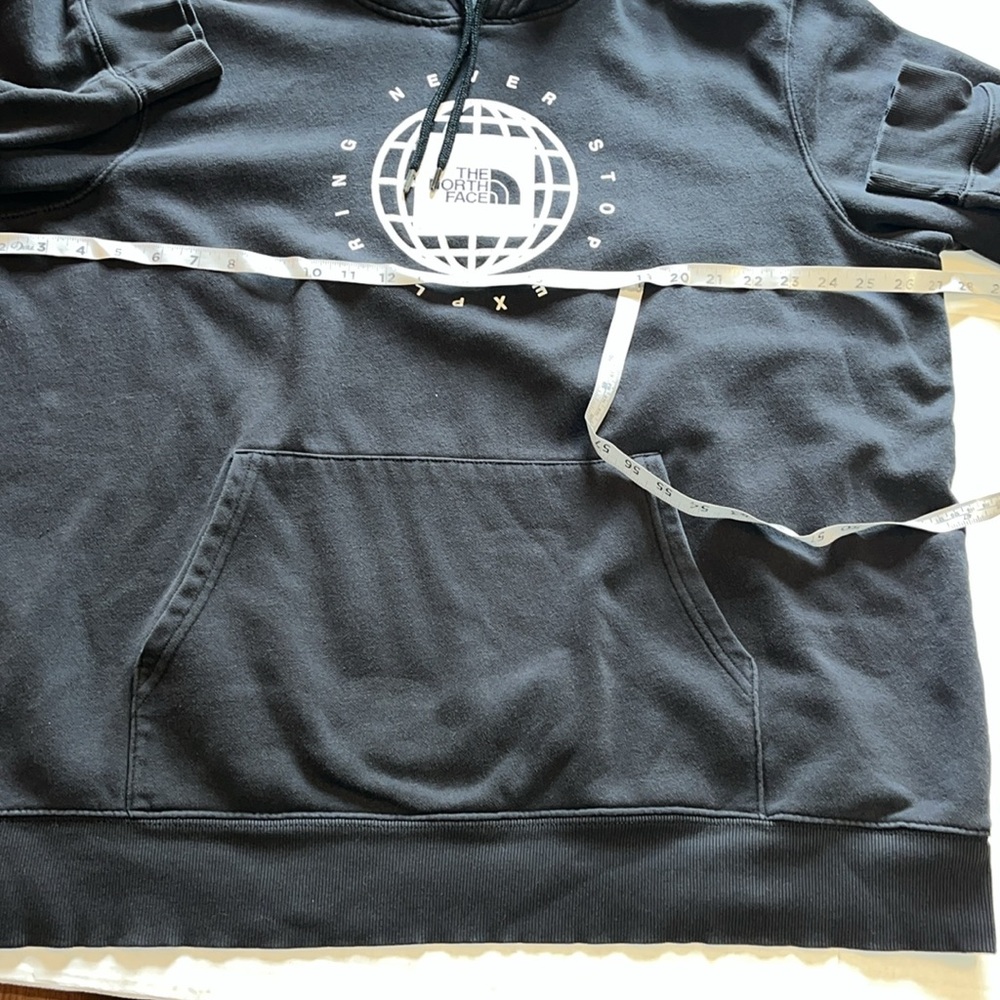 The North Face-XXL-Black- Hoodie-never stop exploring logo-hooded sweatshirt. - Picture 14 of 16